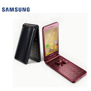 Originele gerenoveerde mobiele telefoons Samsung SM-G1650 3G WCDMA 1GB RAM 8GB ROM Bluetooth Dual Sim Flip Telefoon