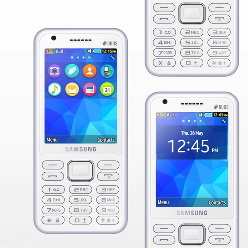 Original Refurbished Cell Phones Samsung B355E 2.8ICD GSM 2G For Elderly Student Mobilephone