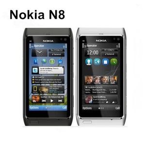 Originele gerenoveerde Nokia N8 ontgrendeld enkele kern 16 GB 3.5 inch 12.1MP 3G WCDMA mobiele telefoon