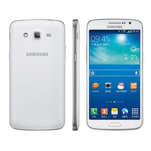 Original remis à neuf Samsung Galaxy Grand2 G7102 1.5GBRAM 8GBROM QuadCore 2600mAh 5.25Inch Android4.3 8MP 3G WCDMA Sealed Box Facultatif