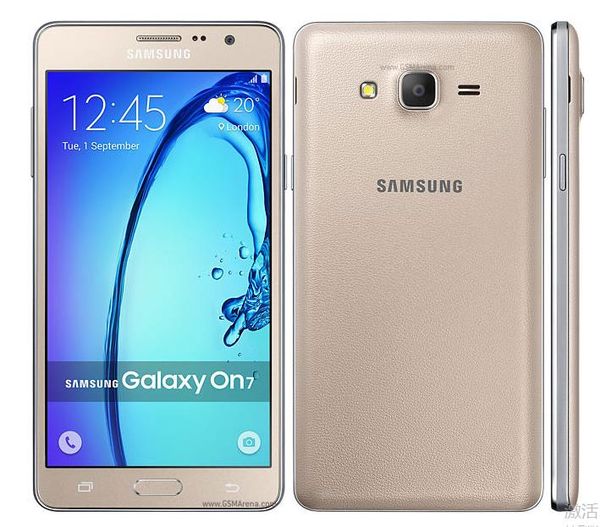 Teléfono desbloqueado original Samsung Galaxy On7 G6000 Quad Core 1.5GB RAM 16G ROM 5.5 pulgadas 1280 * 720 13MP Dual Sim 4G LTE