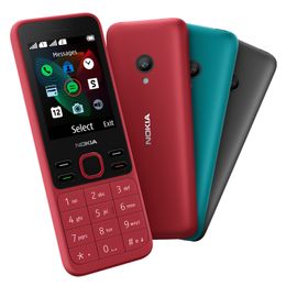 Téléphones cellulaires rénovés Original Nokia 150 GSM 2G Téléphone classique pour l'étudiant âgé Mobilephone