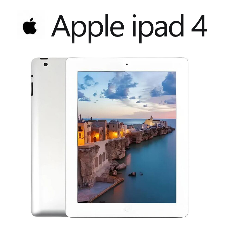 Oryginalne odnowione tabletki Apple iPad 4 iOS10.3 Wersja Wi -Fi 16 GB/32 GB/64 GB PC z zamkniętym pudełkiem