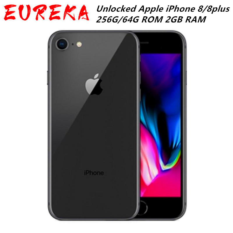 원래 리퍼브 잠금 해제 Apple iPhone 8/8plus LTE 휴대 전화 256G/64G ROM 2GB RAM Hexa Core 12.0MP 5.5