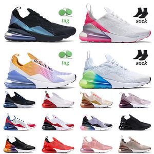 270 270S hardloopschoenen mannen dames sneakers outdoor trainers throwback toekomst drievoudige zwart attrentic mesh rood witte roze zomer zonsondergang tennis fitness schoen