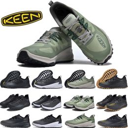 Chaussures de course originales Keen ZIONIC WP pour hommes Triple noir blanc or vert femmes baskets de sport de plein air taille 36-45