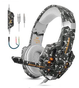 Originele KOTION ELKE G9000 G9600 USB Virtual 7.1 Gaming Headset Bedrade hoofdtelefoon Diepe bas trillingen Casque hoofdtelefoon met microfoon voor gamer