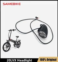 Pièce d'assemblage de phare avant Samebike 20LVXD30 d'origine pour accessoires de remplacement de phare de vélo électrique intelligent 9323301