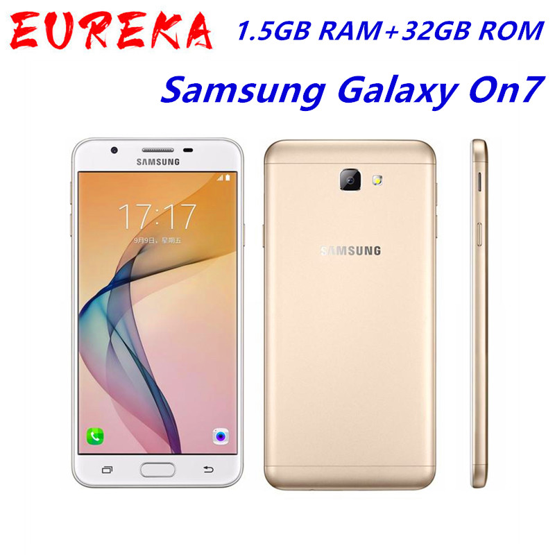 Оригинальная Samsung Galaxy On7 G6000 5,5 дюйма 1,5 ГБ ОЗУ 16 ГБ ROM LTE 4G 13,0MP OCTA CORE COREFIE