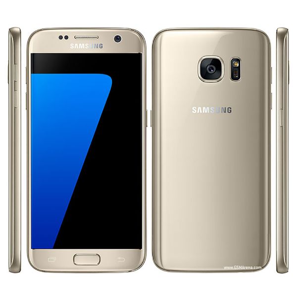 Samsung Galaxy S7 G930A G930T G930P G930V G930F Octa Core 4 Go/32 Go 5,1 pouces Android 6.0 Téléphone débloqué remis à neuf
