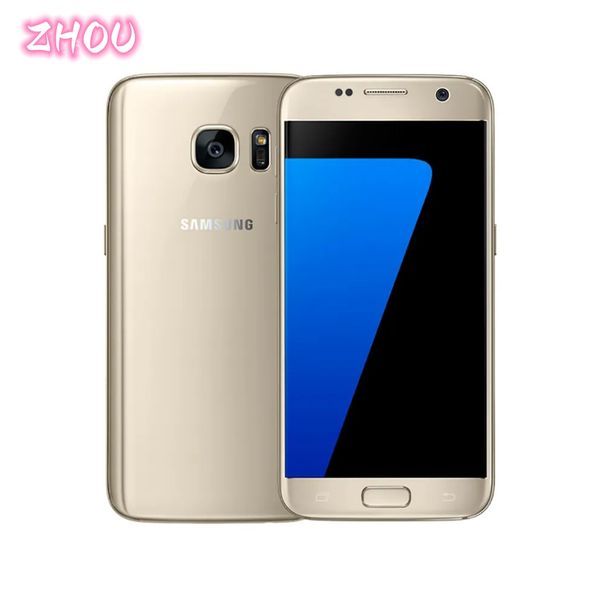 SAMSUNG Galaxy S7 remis à neuf G930F G930A G930T G930V 5.1 pouces Quad Core 4GB RAM 32GB ROM 12MP 4G LTE téléphone intelligent