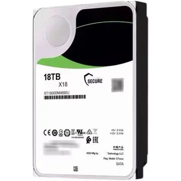 Disque dur d'origine SATA 7200 RPM 3.5 pouces SATA 6 Gb/s 2 to ST18000NM000J 18 to vente en gros
