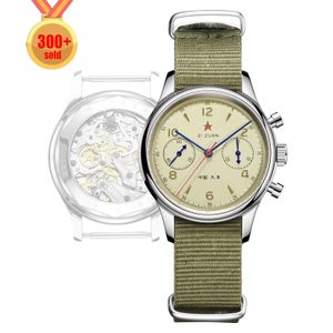 Men d'origine Seagull 1963 Regardez China Aviation Chronograph 40mm Dial ST1901 Mouvement Sapphire Classic Fashion Affiche Watchs imperméables 240517