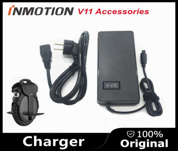 Chargeur de scooter monowheel auto-équilibré d'origine pour InMotion V11 Unicycle 84V Lion Adaptateur d'alimentation de batterie Lion Accessoires 6897509