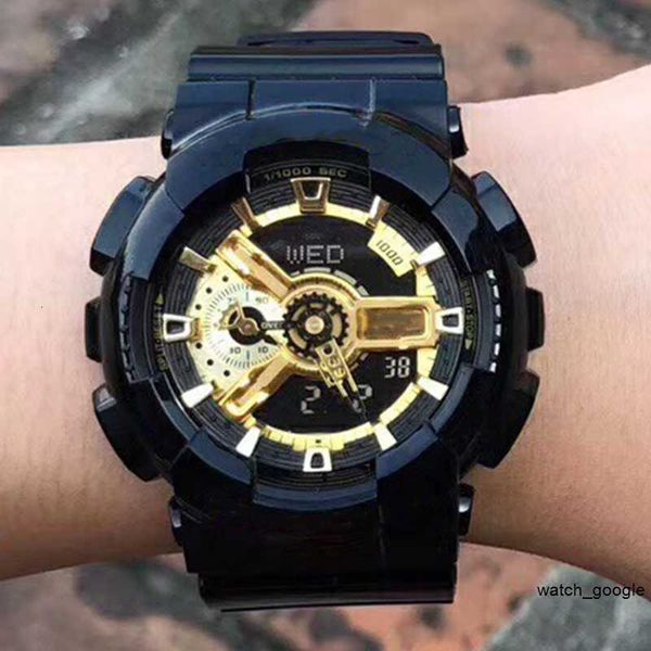 Montre de choc originale hommes sport wr200ar g montres armée militaire choquant montre étanche tout pointeur travail montre-bracelet numérique LED 41 couleurs