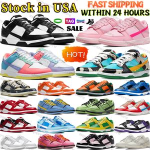 Hombres zapatillas de deporte de almacén locales US de calcetines Diseñador de zapatillas para hombres en EE. UU. Blanco negro zapato para hombres zapatillas para mujeres capacitadores casuales mujeres triple rosa equipo naranja verde