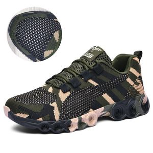 Originele schoenen Camouflage Mode Sneakers Vrouwen Ademende Casual Schoenen Mannen Legergroen Trainers Plus Minnaar jogging Schoenmaat 35-45