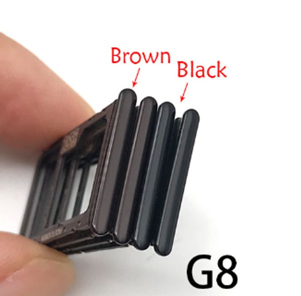 Pièce de remplacement du support de tiroir à fente de carte SIM d'origine pour Motorola Moto G8 Power Lite Plus Play / G Fast / G Power