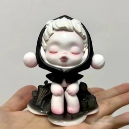 ORIGINELE Skullpanda The Warmte Serie Blind Box SP Warm Action Figure Art Decoratie Artwork Collectie Tuinornament 240126