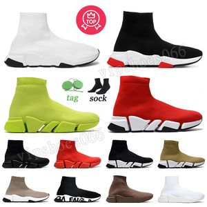 balencaigas shoes balenciaga speed trainer Chaussures à chaussettes d'origine entraîneurs de concepteurs Speed Runners 2.0 Plateforme 【code ：L】