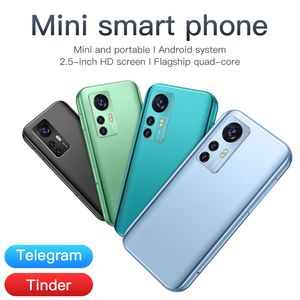 Originele soja mobiele telefoon Android Mini -smartphones 5.0MP -camera's Dual Sim quad core mobiele telefoons kleine 3G wcdma celulares touchscreen wifi camera's kaart smartphone