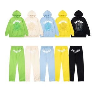 Sweats à capuche originaux Sp5der Young Thug 555555 Hommes Femmes Spider Sweat à capuche de haute qualité Mousse Imprimer Spider Web Graphique Rose Sweatshirts Y2K Pulls eo