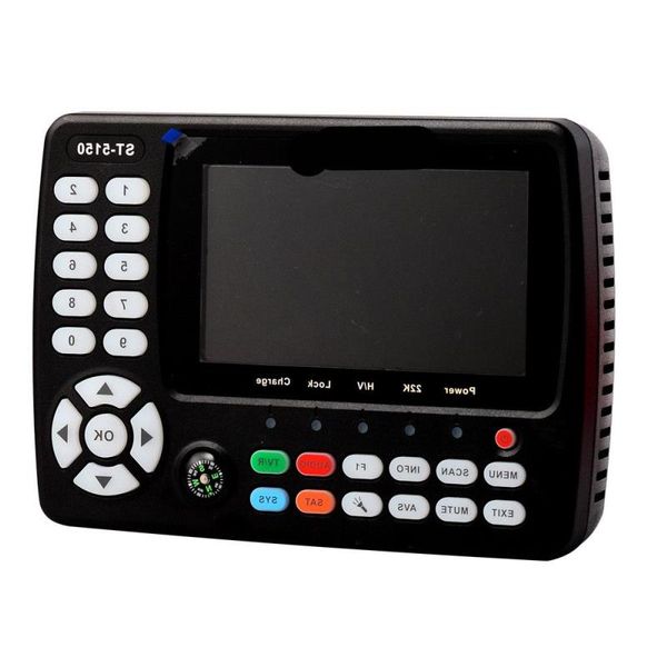 Freeshipping original ST-5150 DVB-S2/T2/C Combo HD Satellite TV Finder H265 MPEG-2/MPEG-4 mejor WS-6980 6933 6916 LMAXM