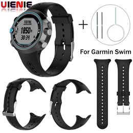 Sangle d'origine pour Garmin Swim Watch Smartwatch Garmin Garmin Silicone de bracele