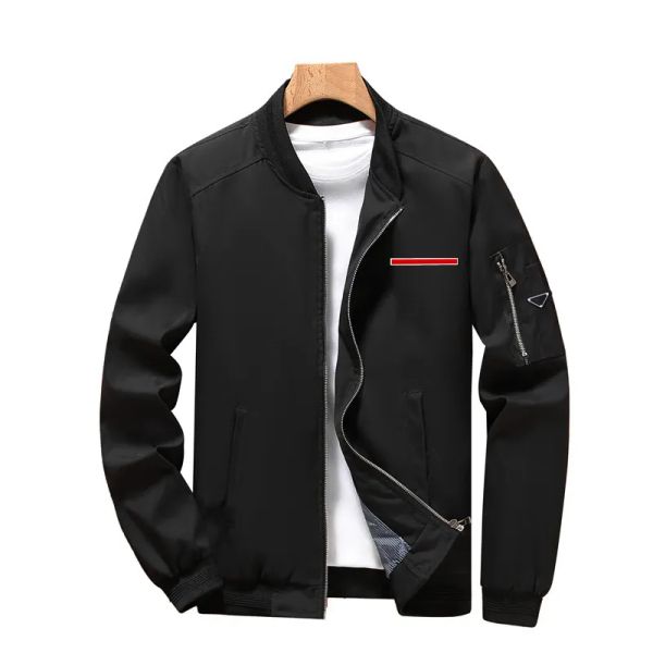 Style original Hommes Designer Veste Couples Mode Classique Tendance Fermeture À Glissière À Manches Longues Slim Fit Manteau Top Sport Mince À Capuche Manteaux Triangle Épaulettes Taille M-6XL