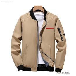 Style original Prrra Hommes Designer Veste Couples Mode Classique Tendance Fermeture À Glissière À Manches Longues Slim Fit Manteau Top Sport Mince À Capuche Triangle Épaulettes Taille M-6XL 2584