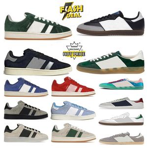 Originele suède grijze sneakers 00s Designer Black Dark Green Cloud Wonder White Valentines Day Semi Lucid Blue Mens Dames Trainer Casual schoenen