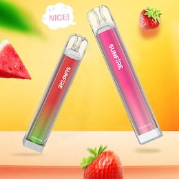 Sunfire Sunfire 600 original Puff Bar W600 Vape desechable 2ml Vapor Stick Crystal Vape Diseño 0mg 20mg 30mg 50mg E Cigarrillos Fábrica Precio de suministro directo Bajo