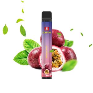 Originele Sunfire 700 Puffs wegwerp vape pen 0% 2% 3% 5% 2 ml TPD -versie Elektronische sigaret 700puff 550 mAh Vaper super lage prijs beperkte tijd groothandel vapen