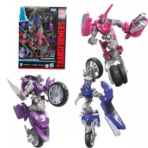 Originele Takara Tomy Hasbro Transformers Toys Deluxe Class Studio Series 52 Arcee Chromia Elita-1 Transformers Figuren Model