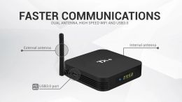 Tanix TX6 Smart TV Smart Box original Allwinner H616 Android10 2.4G/5G WiFi BT Ultra HD Dual Antena TV Prefix H.265 vs X96 más X98