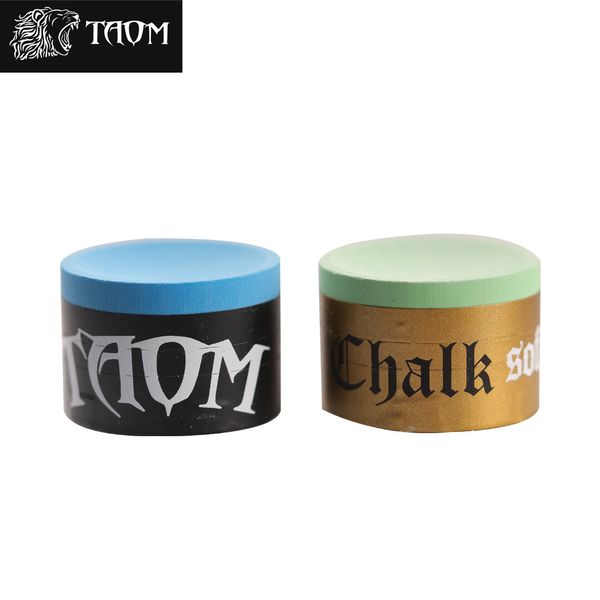 Original Taom Chalk V10 Billard Round Chalk Blue Bleu Green Rose Couleurs Billard Pool Pool Chalk Snooker Chalkbilliard Accessoires