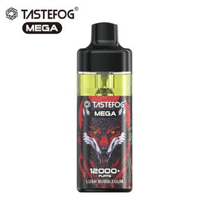 Originele Tastefog Mega Hervulbare Pod Vape Wegwerp Vaper 12000puff RGB Luchtstroomregeling