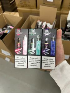 Originele Tastefog Turbo Wegwerp Vapes Pen 2ml 500mAh Oplaadbare Batterij Bijgevuld Pod Mesh Coil Vape 800 Bladerdeeg 12 Smaken E-sigaret Met 10ML E-Liquid Hot Sale