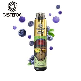 Originele Tastefog Wild 7000 Rookwolken Wegwerp E Sigaret Vape Apparaat 15ml 850mAh Oplaadbare Batterij 10 Smaken Groothandel