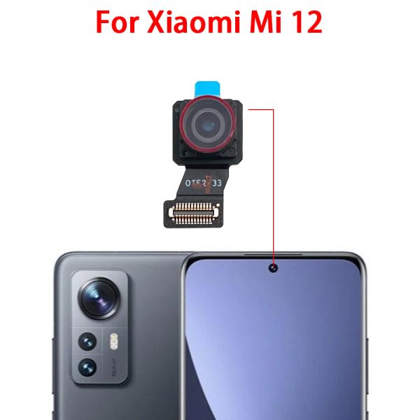 Probado original para Xiaomi MI 10T 10 Lite 10T 11T Pro MI 11 Ultra Mi 12 Note 10 Part Cable flexible del módulo de cámara delantero delantero