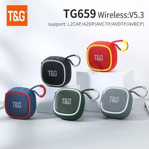 Original TG659 Mini haut-parleur Bluetooth Portable puissant sans fil TWS V5.3 boîte de son haut-parleur HIFI Support TF carte Radio