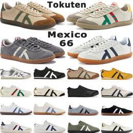 Originele Tiger Mexico 66 hardloopschoenen Tokuten heren lage tops Triple zwart wit puur goud Kill Bill dames sporttrainers maat 4-11