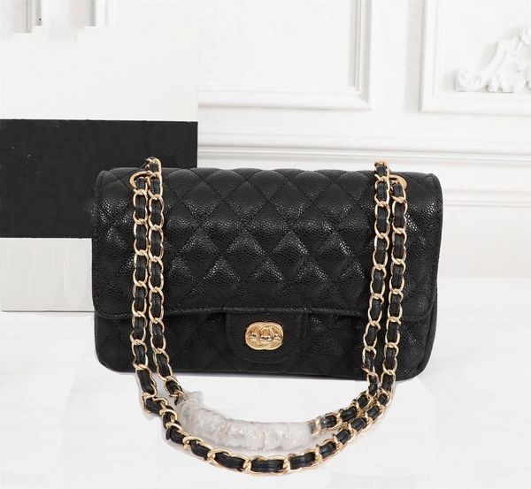 Original TOP Bolso bandolera para mujer Bolso con cadena Bolso con panel abatible Bolso de hombro burdeos para mujer Rejilla de diamantes Cartera de diseñador de lujo Bolso de cuero con caja enviada a la Federación