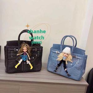 Sac fourre-tout Original Bozhuo Ruis niche sac en jean fille épicée foncé farces Kim Kardashian Betsy poupée portant épaule tendance