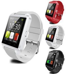 Original U8 reloj inteligente Bluetooth reloj de pulsera electrónico inteligente para Apple iOS iPhone Android teléfono inteligente reloj dispositivo portátil Brace9453042
