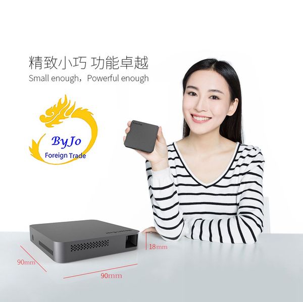 Original UNIC S5 Mobile Projector S5 Mini Pocket Home Movie Projector Beamer Batería