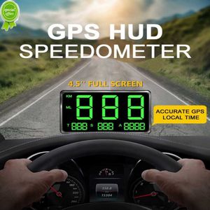 Compteur de vitesse GPS universel Original, 4.5 pouces, odomètre, kilométrage, affichage HUD, alarme de vitesse numérique, MPH, affichage d'altitude, projecteur C8