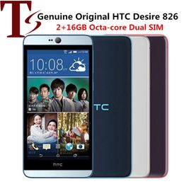 Originele ontgrendeld HTC Desire 826 Dual Sim OTCA Core Android Phone Dual 4G LTE 5.5 "1920 * 1080 13MP Camera 16 GB Smartphone