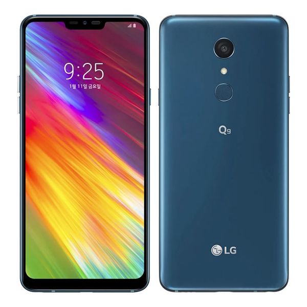 Teléfonos LG Q9 originales desbloqueados 6,1 pulgadas Quad-core 4GB RAM 64GB ROM 16MP Cámara 2160P Snapdragon 821 teléfono móvil con huella digital