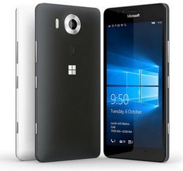 Originele ontgrendeld Nokia Microsoft Lumia 950 5.2 Inch Quad Core LTE 32GB ROM 20.0mp Windows Mobile mobiele telefoon gerenoveerd
